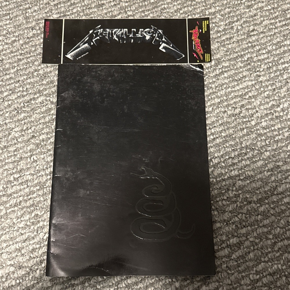 Metallica Wherever We May Roam‎ 1992 Tour Program & Concert Bumper Sticker Rare
